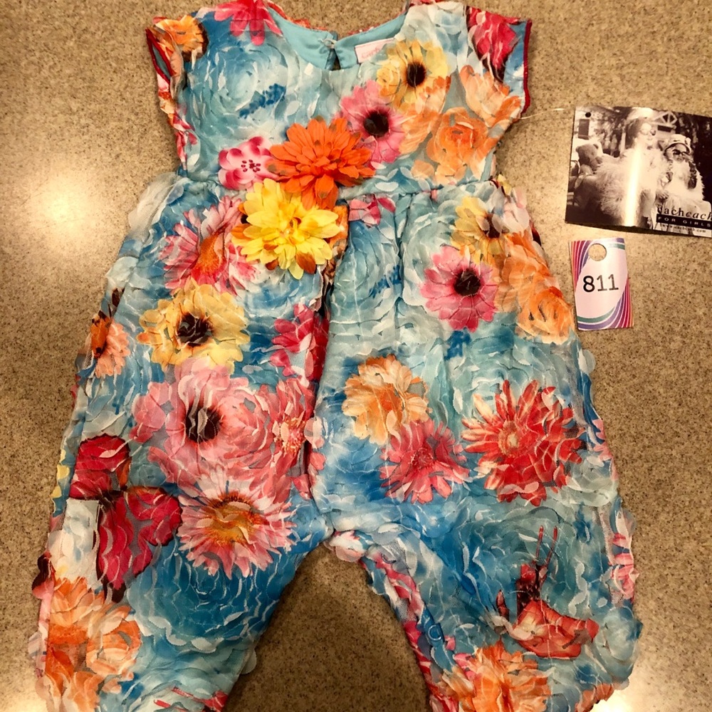 NWT 6 mos Cach Cach romper boutiquewear